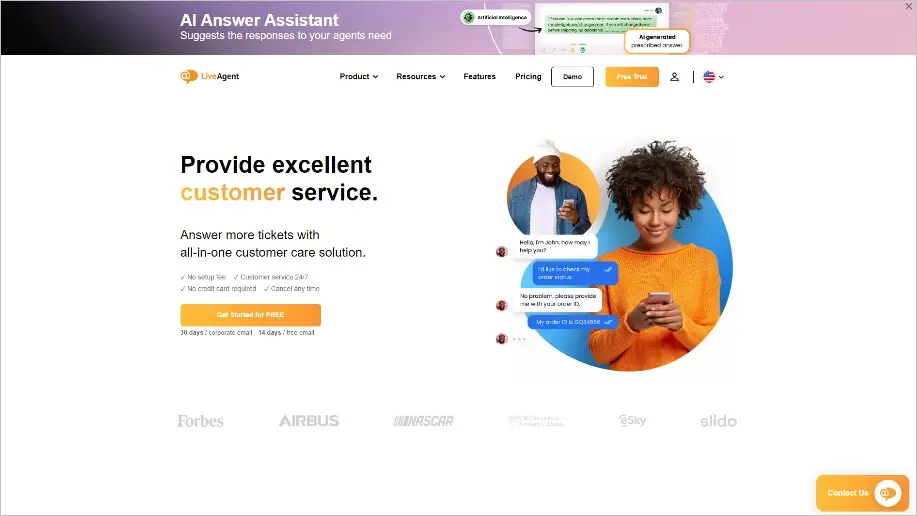 LiveAgent SaaS Help Desk
