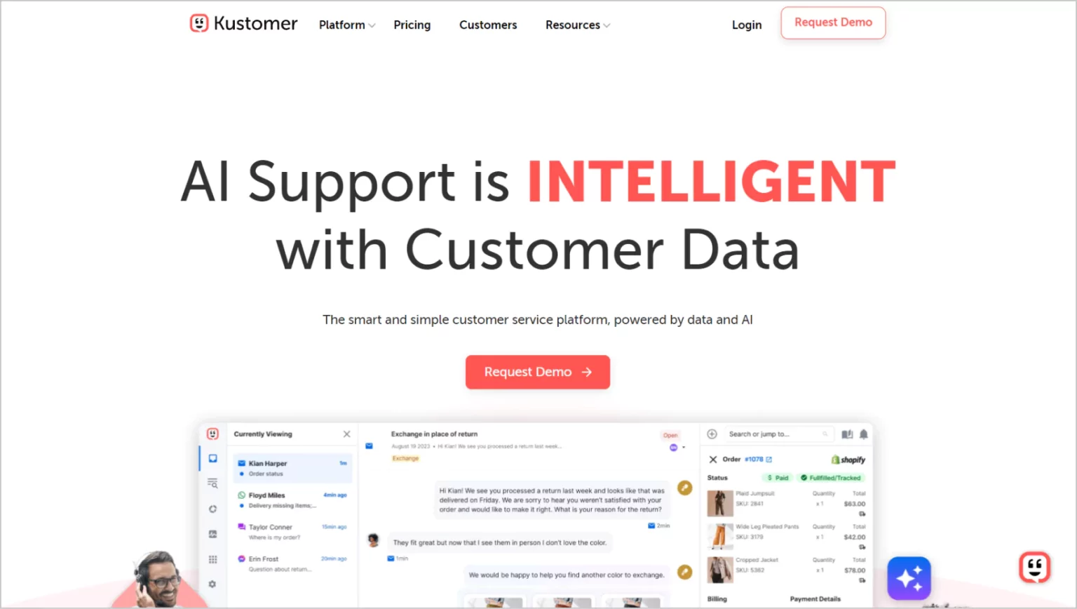 Kustomer Help Desk Software