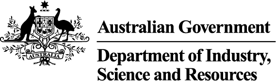 Logo for Department of Industry, Science, Energy and Resources
