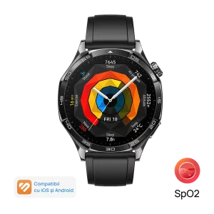 Product ImageHUAWEI Watch GT5 46mm Black fluoroelastomer strap